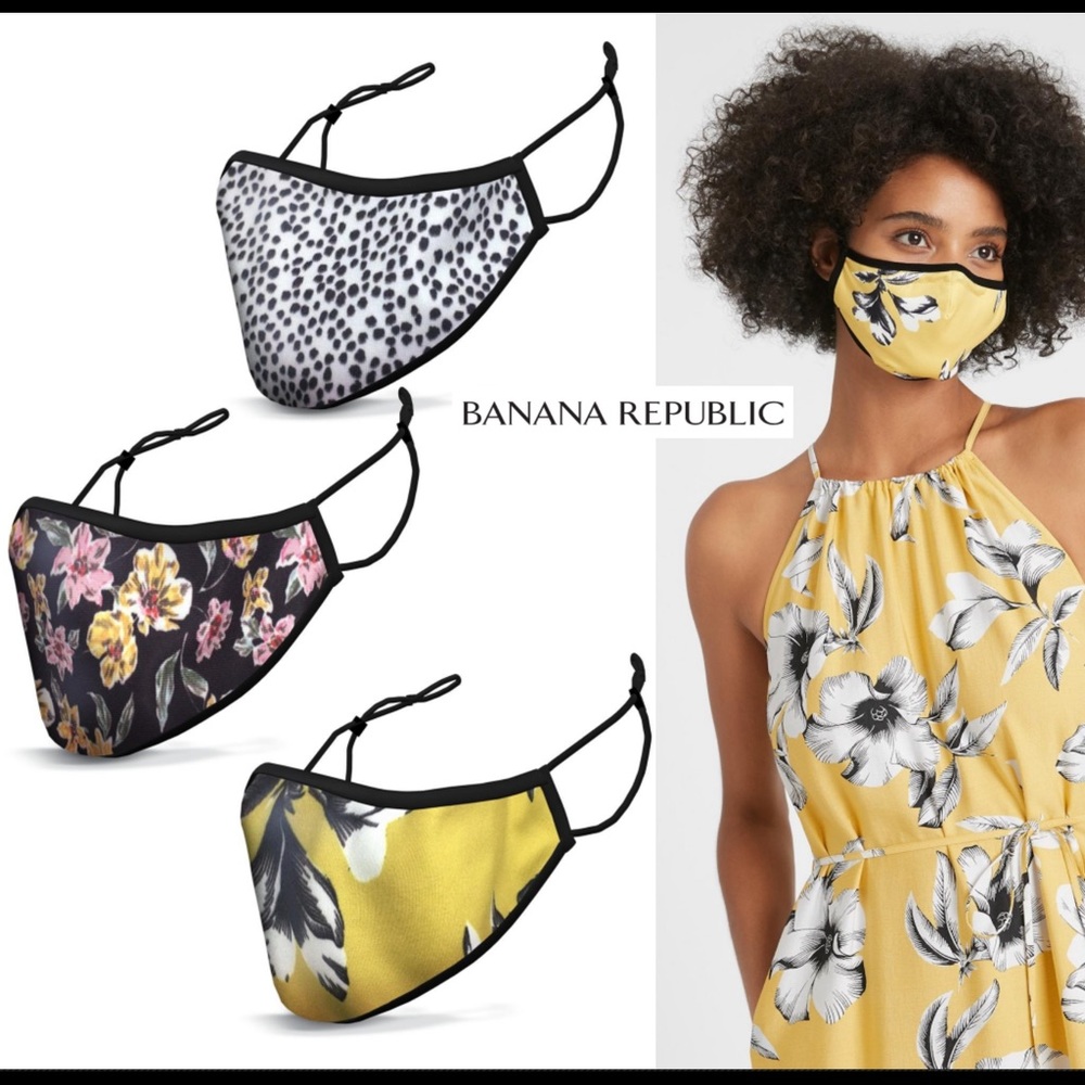 NWT Banana Republic face mask (3 different design)
